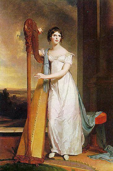 Thomas Sully Eliza Ridgely with a Harp